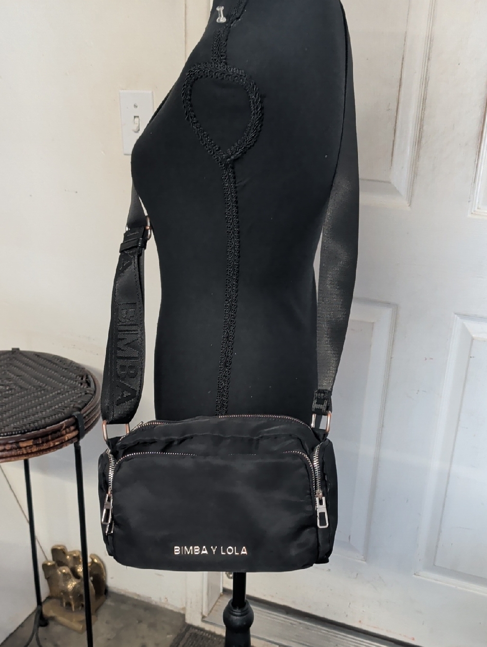 Bimba Y Lola Black Crossbody Bag